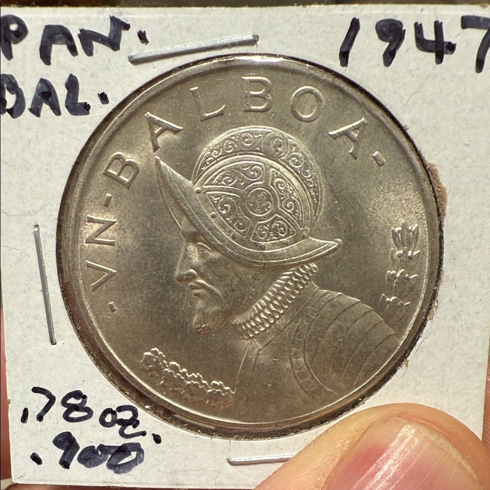 1947 VN-Balboa Silver Coin